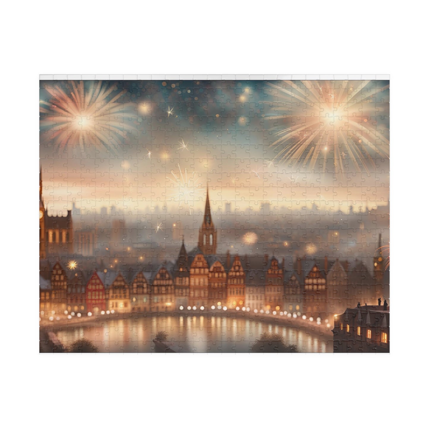 New Year's Eve in Europe Puzzle (110, 252, 520, 1014-piece)