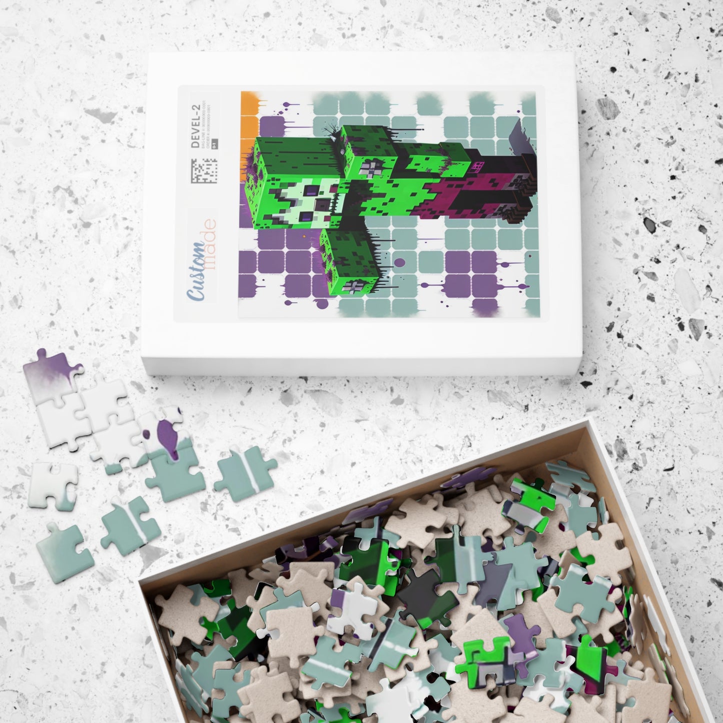 Minecraft Zombie Puzzle (110, 252, 520, 1014-piece)