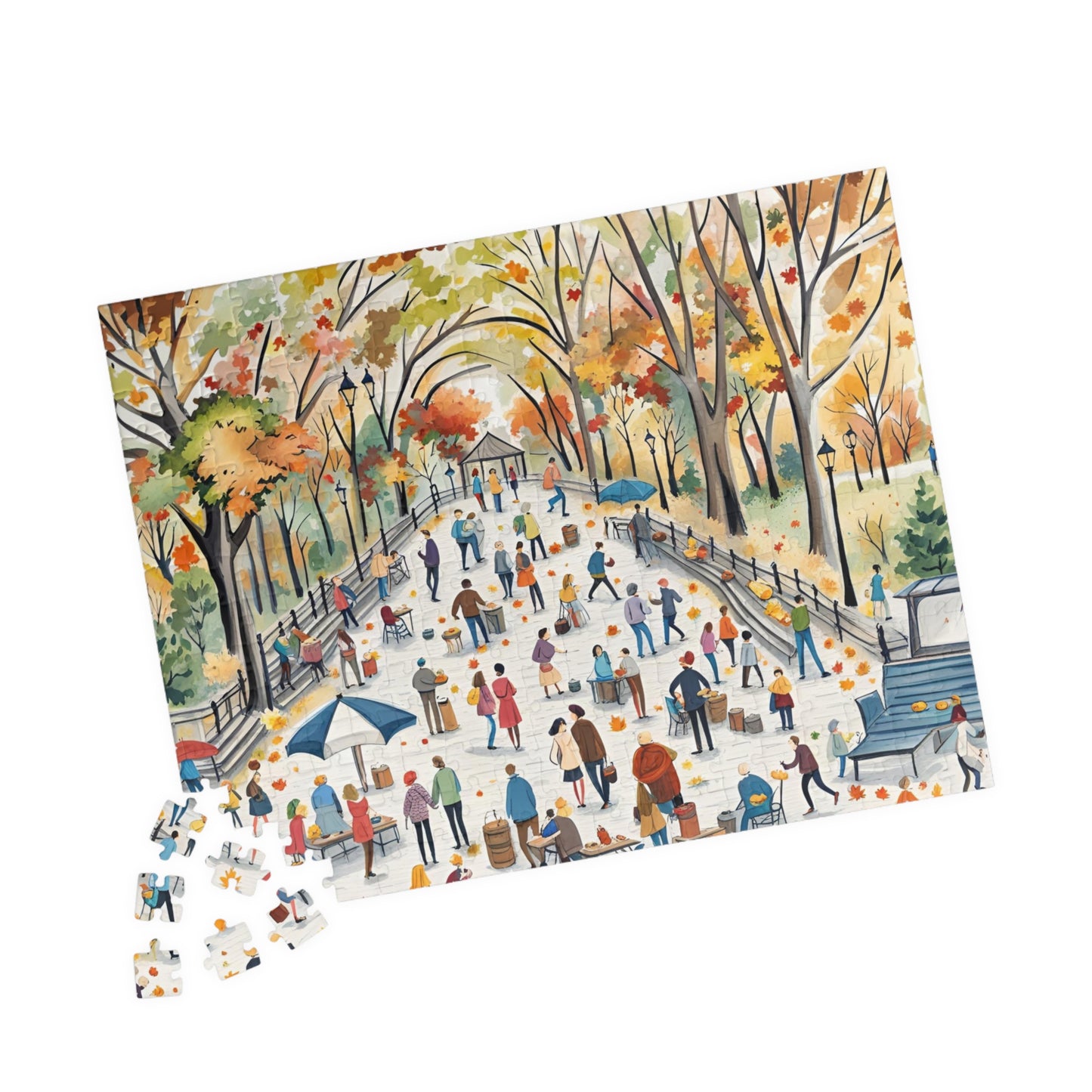 Autumn in the Park Puzzle (110, 252, 500, 1014-piece)