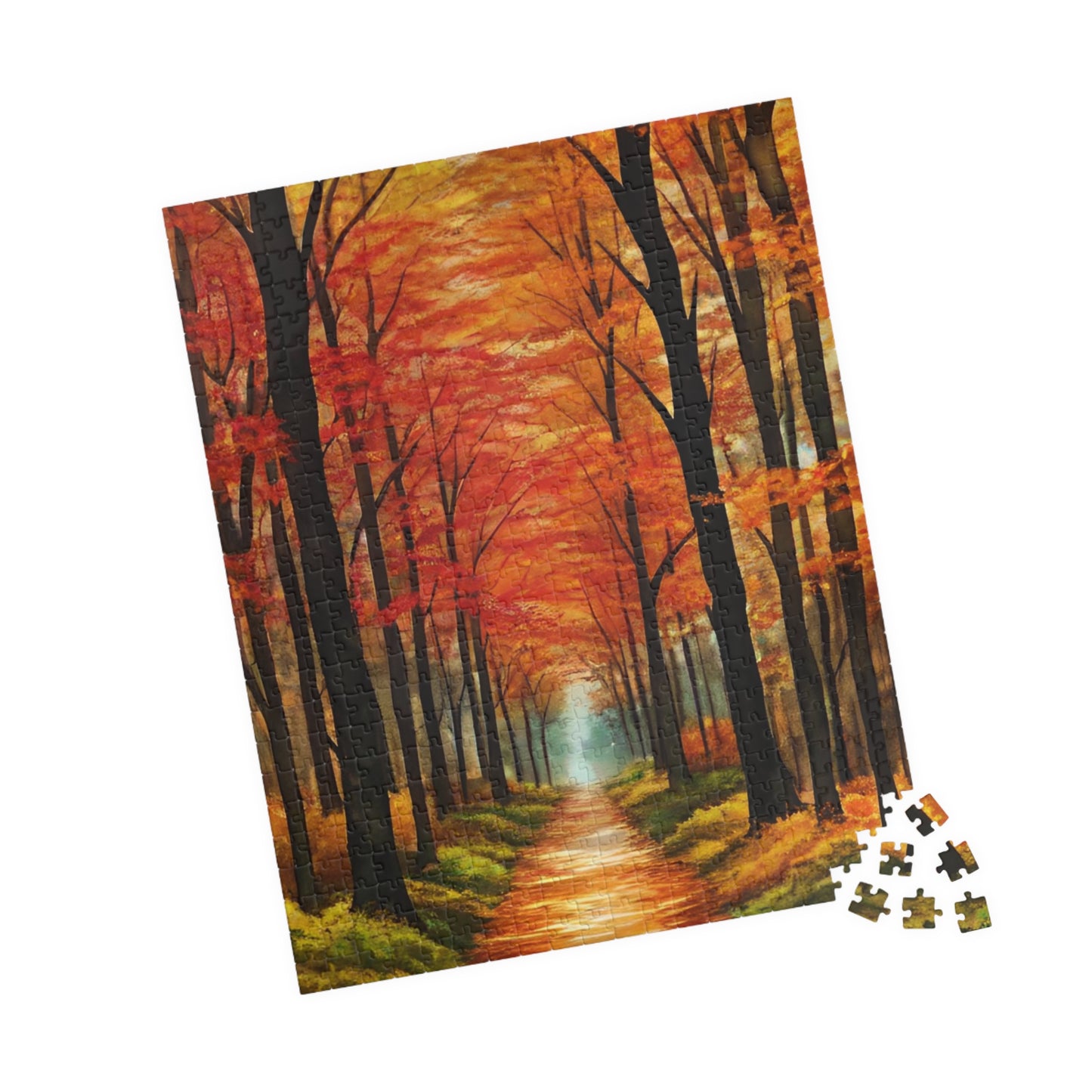 Trail in Autumn Puzzle (110, 252, 500, 1014-piece)