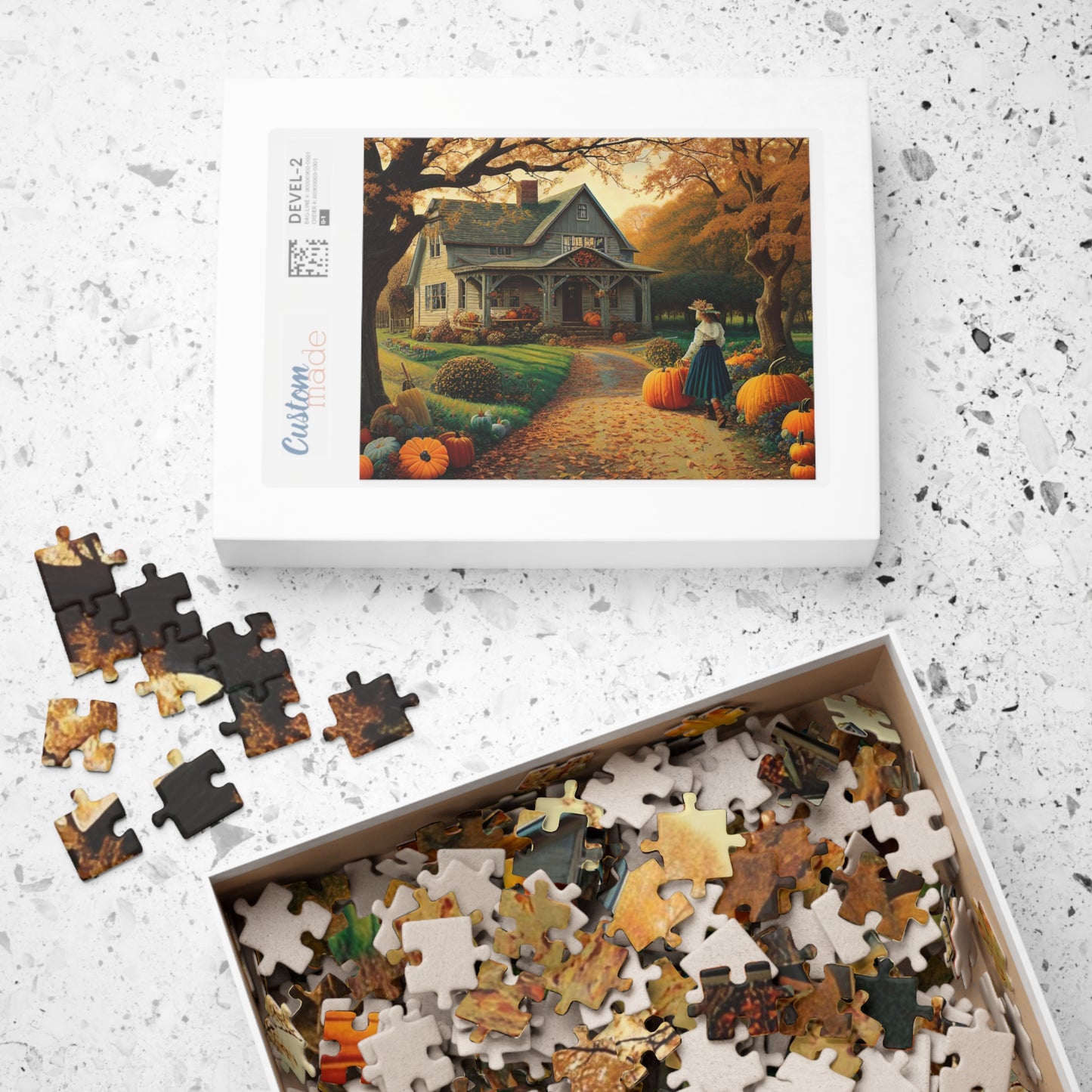 Fall Day at Home Puzzle (110, 252, 500, 1014-piece)