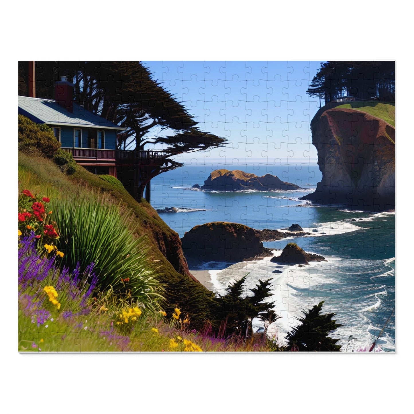 Family Mendocino Headlands Jigsaw Puzzle, 252-Piece