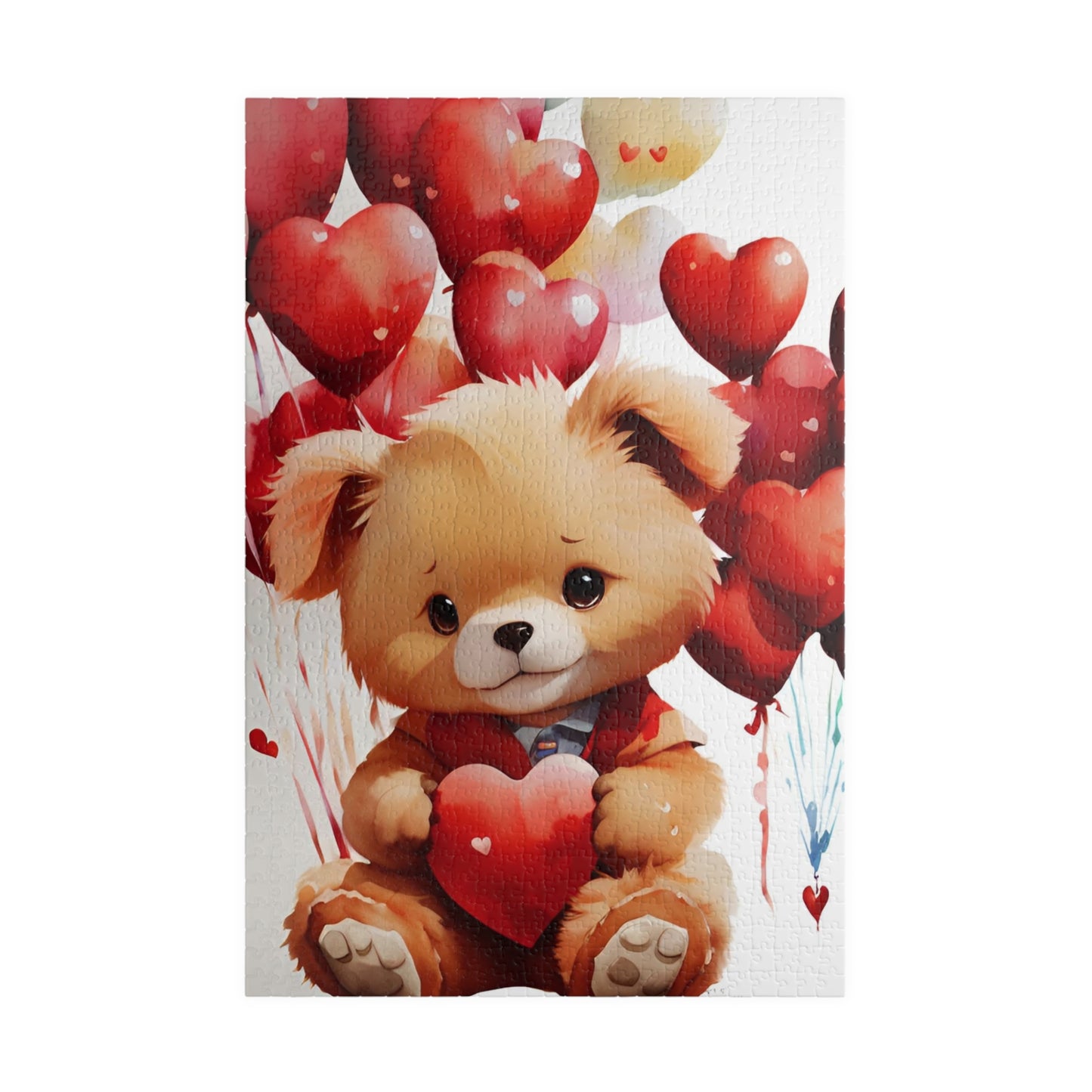 Teddy Bear Valentine's Day Puzzle (110, 252, 520, 1014-piece)