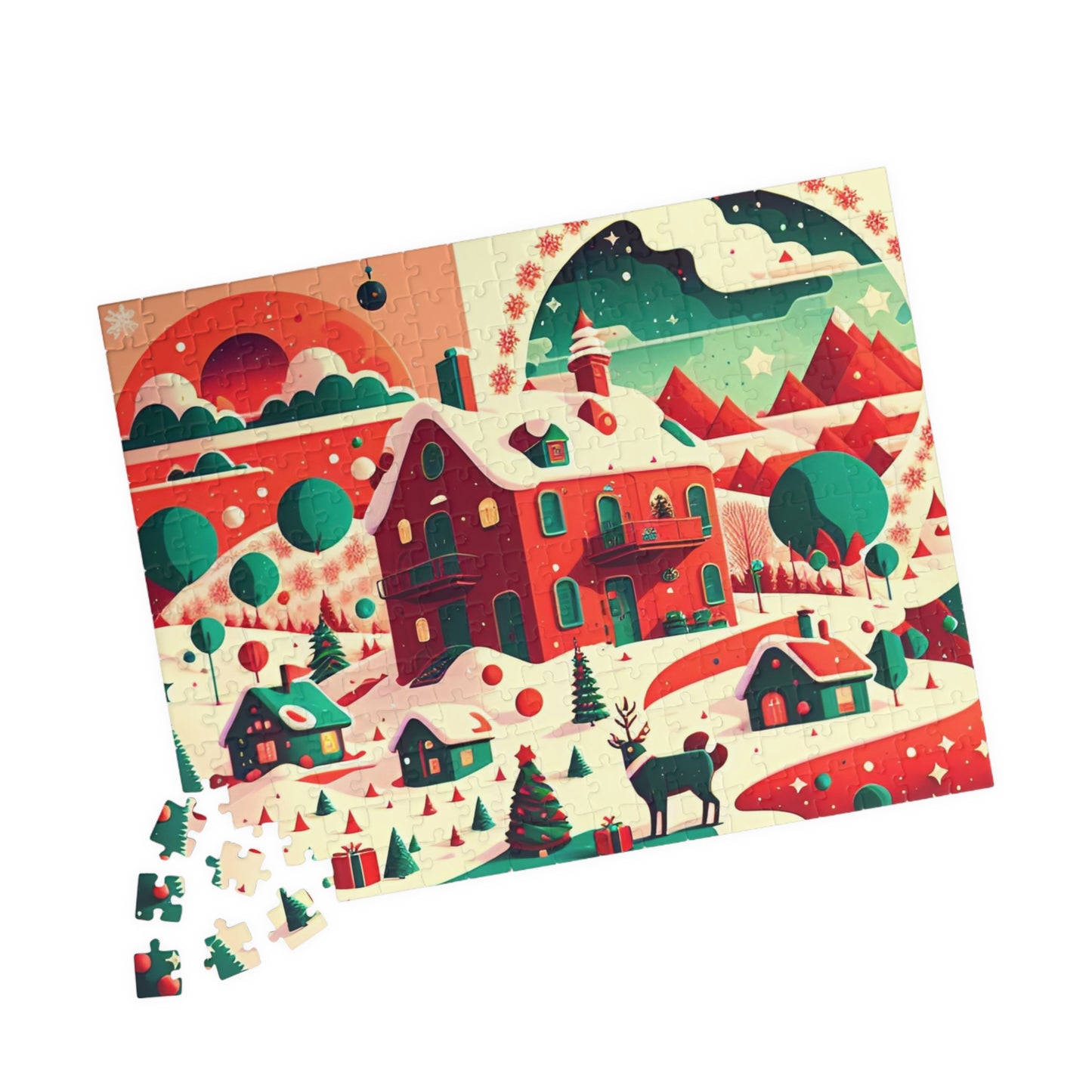 Christmas Land Puzzle (110, 252, 500, 1014-piece)
