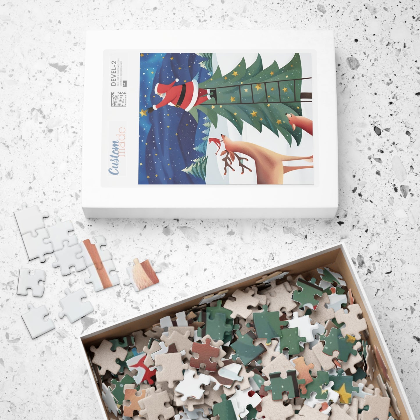 Santa Star Puzzle (110, 252, 500, 1014-piece)