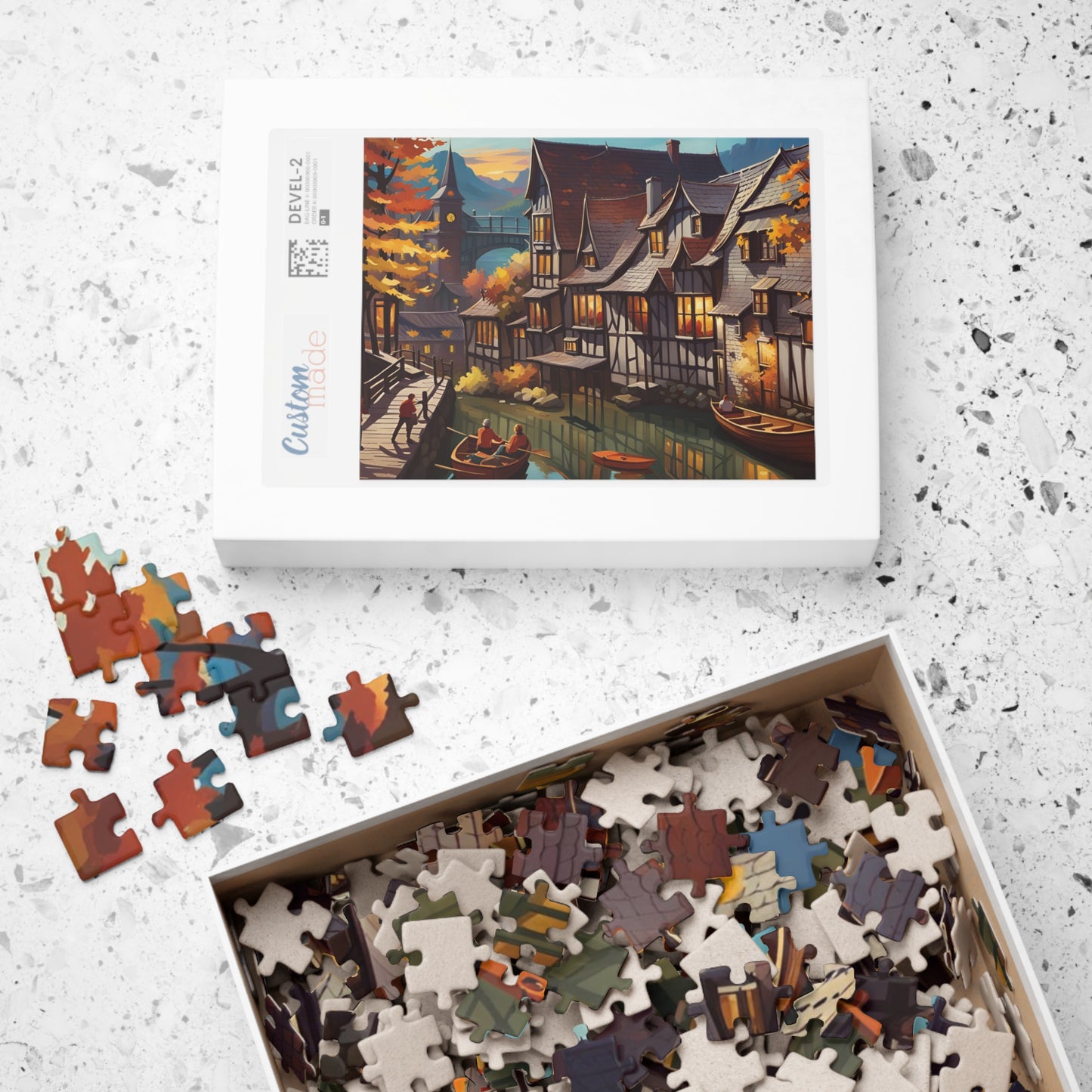 Village in Autumn Puzzle (110, 252, 500, 1014-piece)
