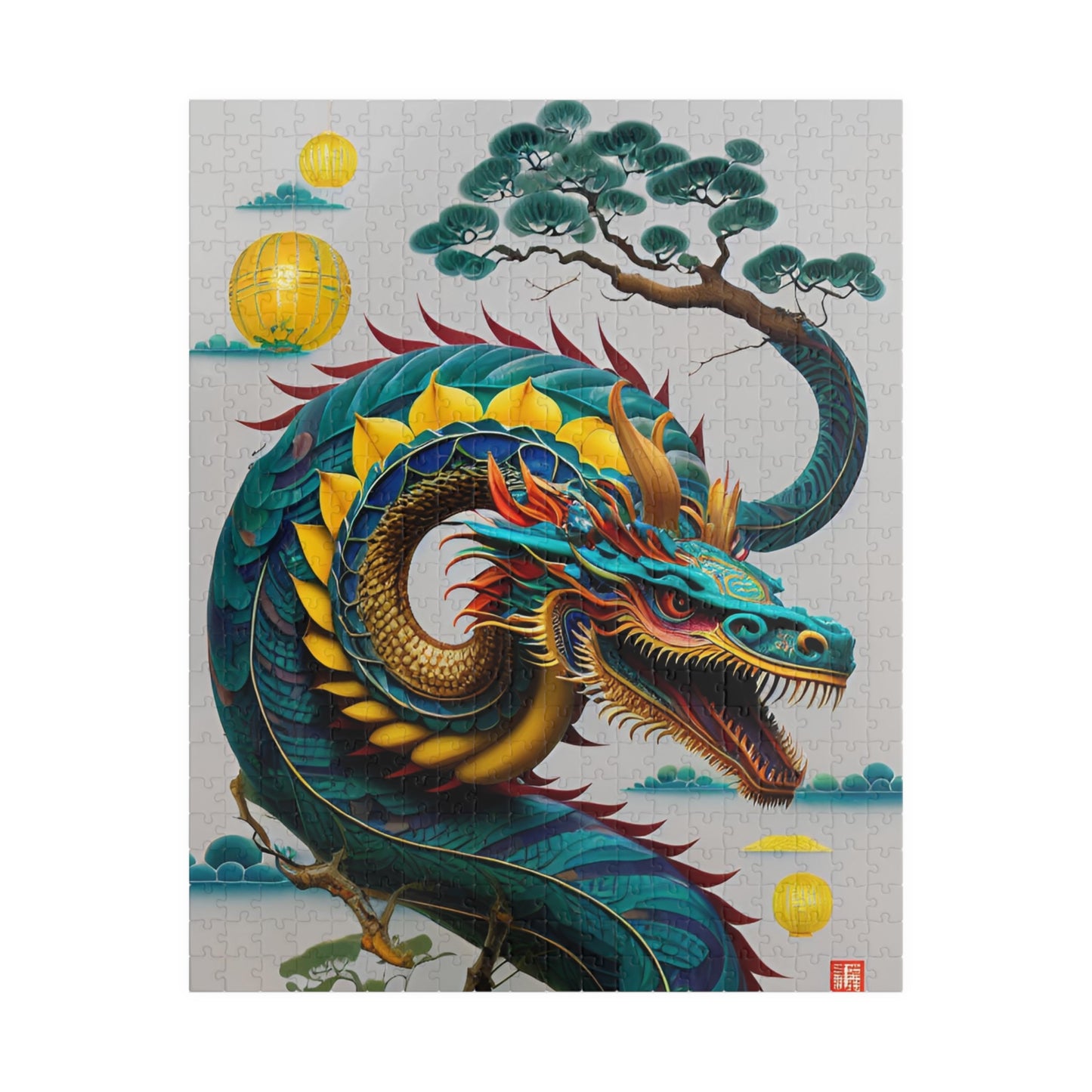Year of the Wood Dragon 2024 Puzzle (110, 252, 520, 1014-piece)