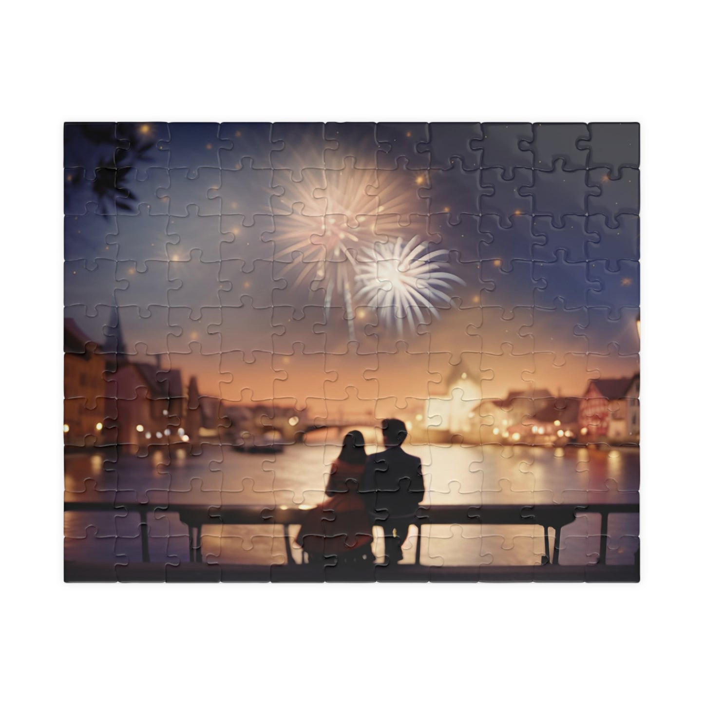 European New Year's Eve Puzzle (110, 252, 520, 1014-piece)