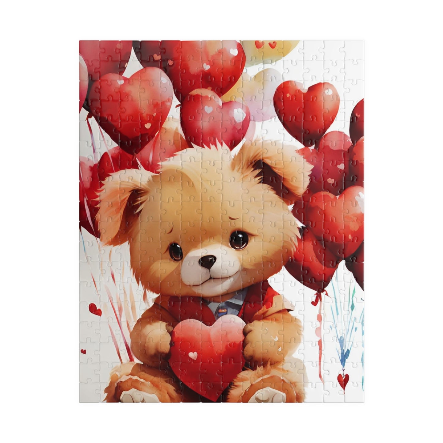 Teddy Bear Valentine's Day Puzzle (110, 252, 520, 1014-piece)
