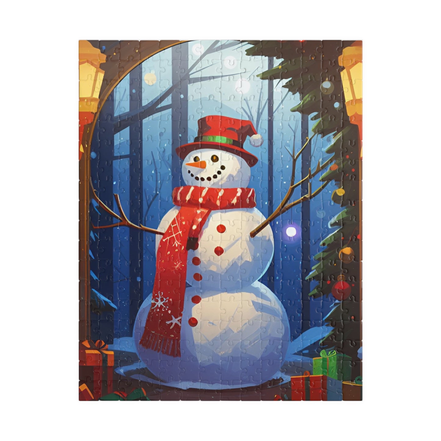 Snowman Puzzle (110, 252, 500, 1014-piece)