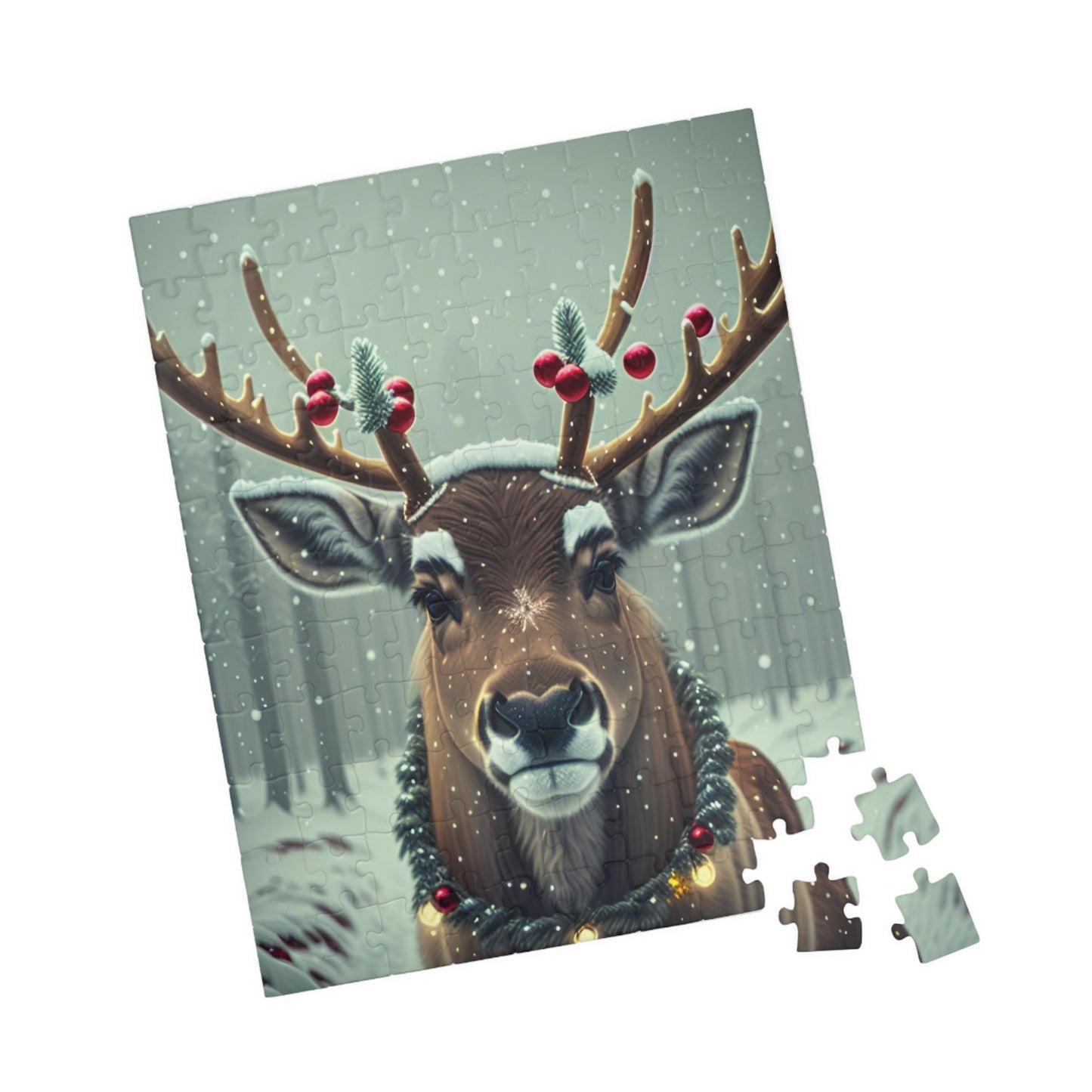 Reindeer Puzzle (110, 252, 500, 1014-piece)