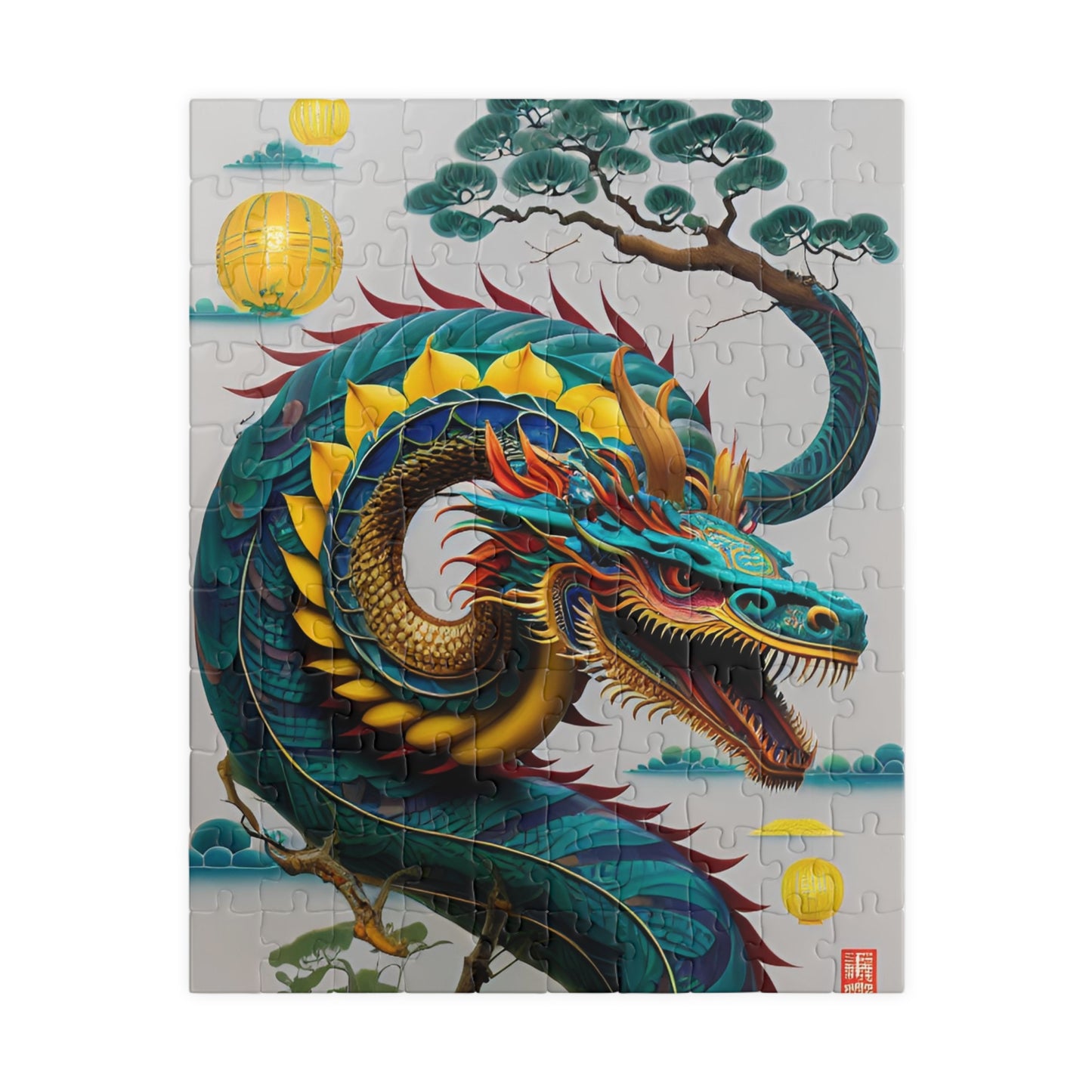 Year of the Wood Dragon 2024 Puzzle (110, 252, 520, 1014-piece)