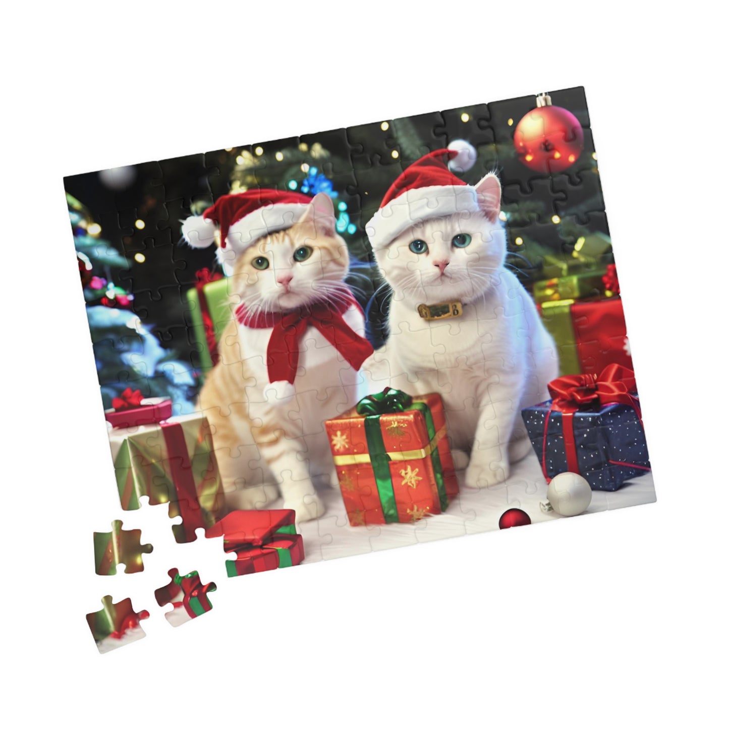 Christmas Cats Puzzle (110, 252, 520, 1014-piece)