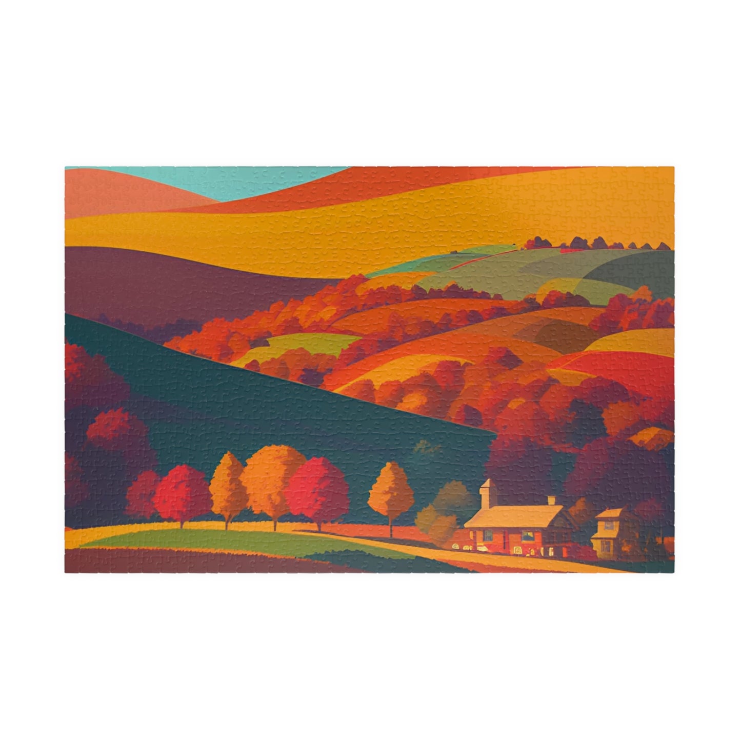 Fall Colors Puzzle (110, 252, 500, 1014-piece)