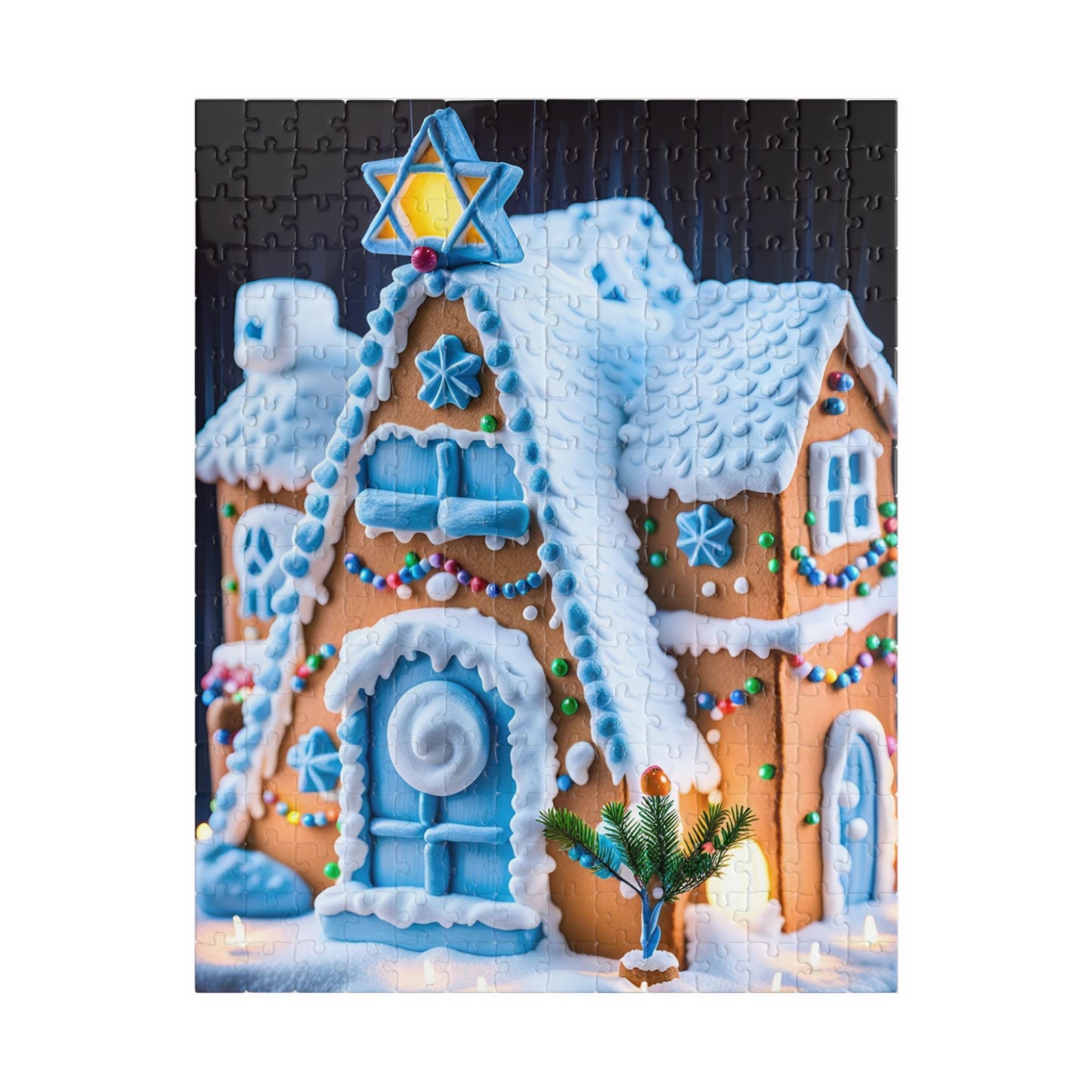 Hanukkah Gingerbread Puzzle (110, 252, 500, 1014-piece)