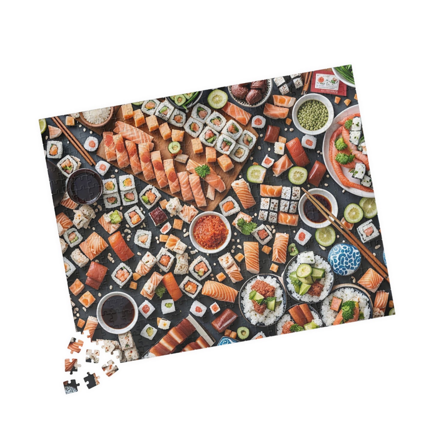 Sushi Platter Puzzle (110, 252, 500, 1014-piece)