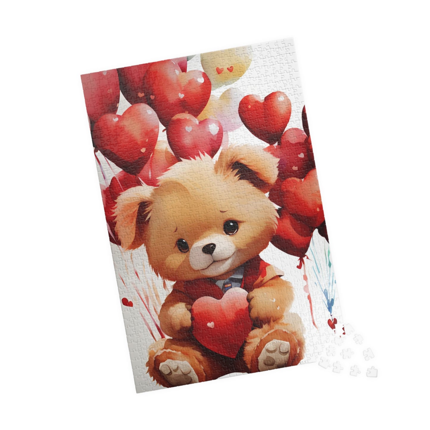 Teddy Bear Valentine's Day Puzzle (110, 252, 520, 1014-piece)
