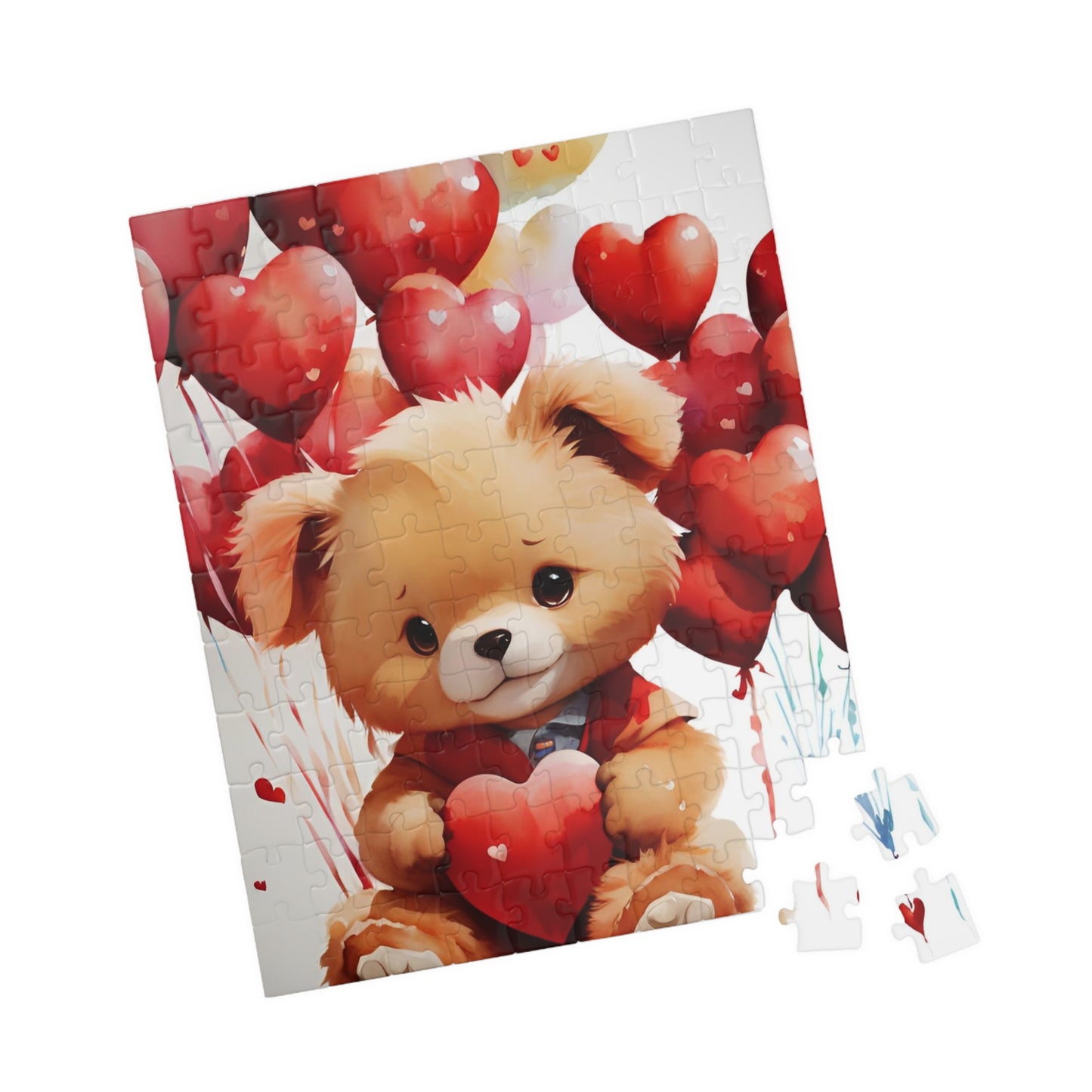 Teddy Bear Valentine's Day Puzzle (110, 252, 520, 1014-piece)