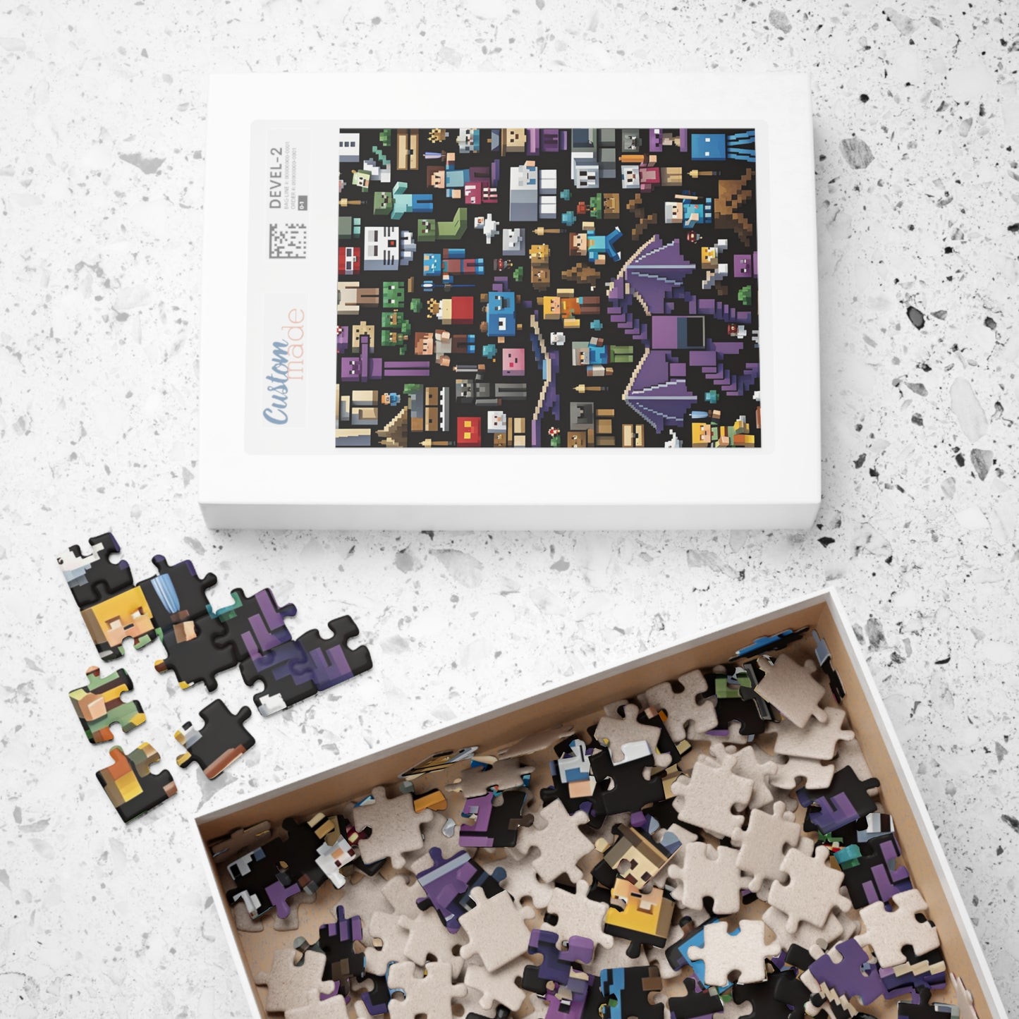 Minecraft Collage Puzzle (110, 252, 500, 1014-piece)