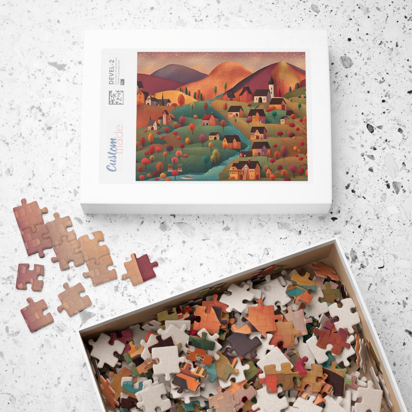 Rolling Hills in Autumn Puzzle (110, 252, 500, 1014-piece)