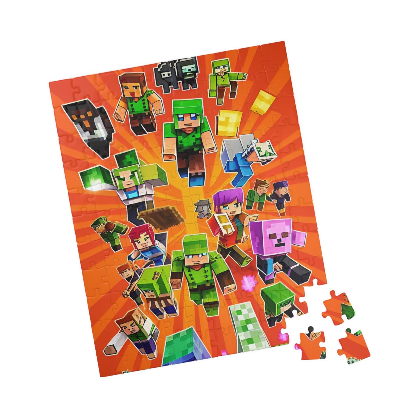 Minecraft Good Guys Puzzle (110, 252, 500, 1014-piece)