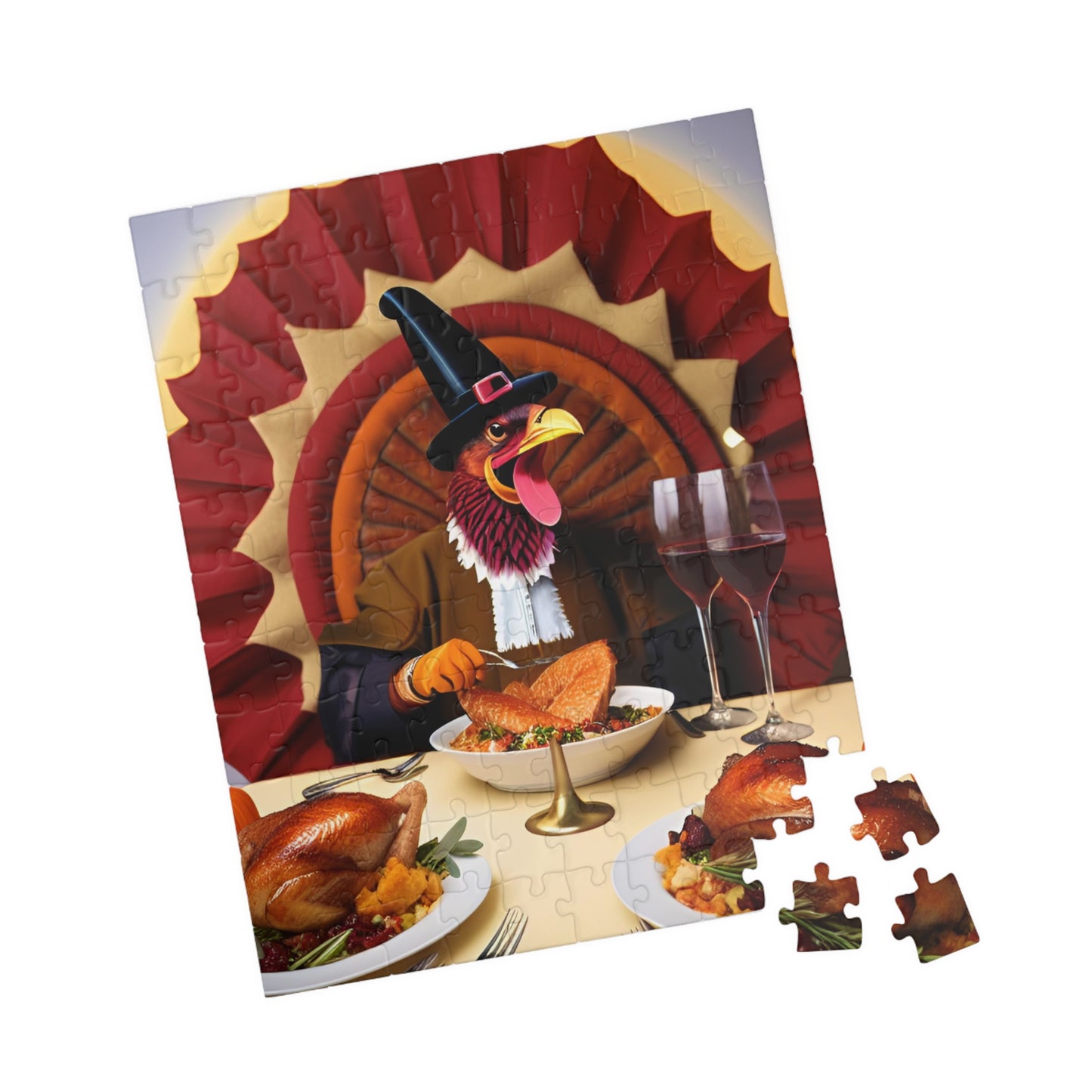 Funny Turkey Puzzle (110, 252, 500, 1014-piece)