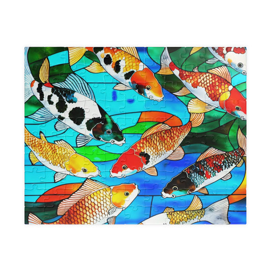 Koi Fish Puzzle, 110-Piece