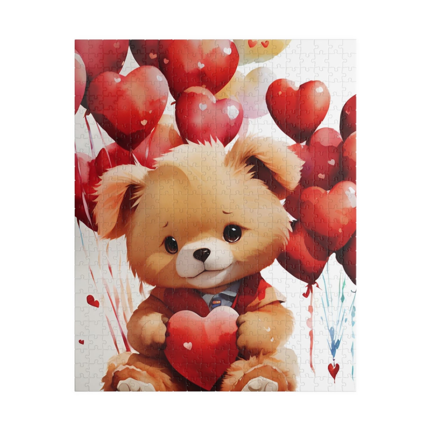 Teddy Bear Valentine's Day Puzzle (110, 252, 520, 1014-piece)