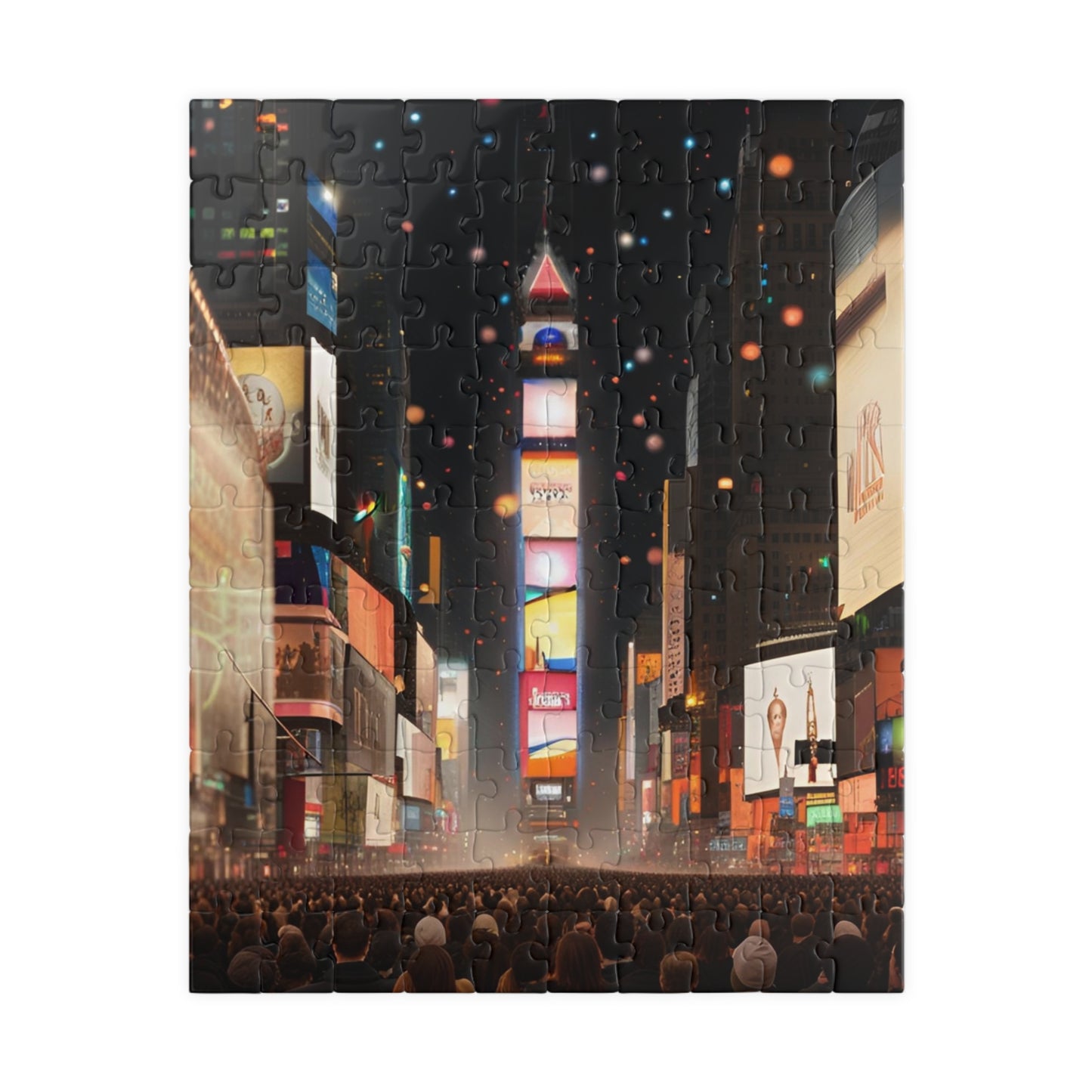 Happy New Year in Times Square Puzzle (110, 252, 520, 1014-piece)