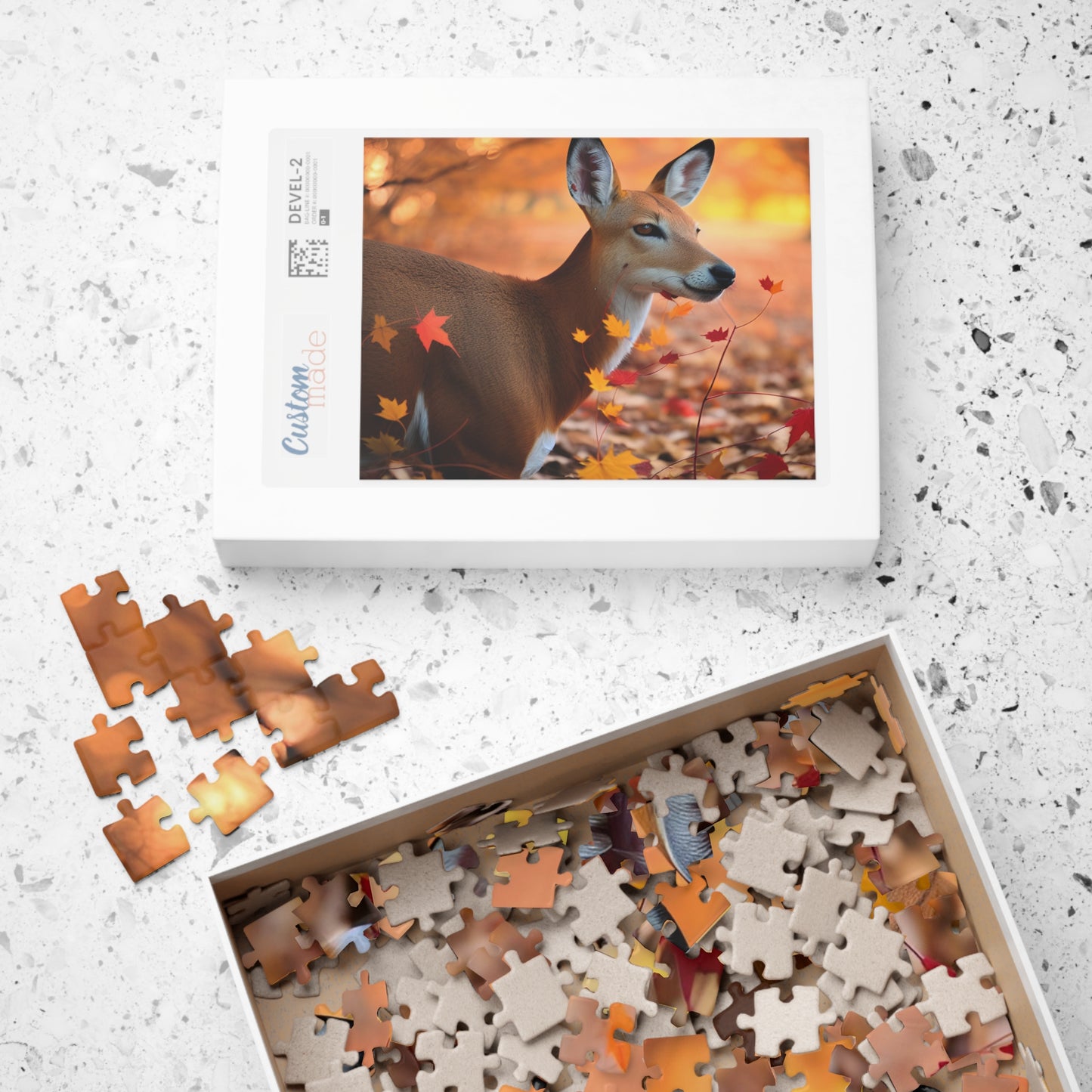 Autumn Doe Puzzle (110, 252, 500, 1014-piece)
