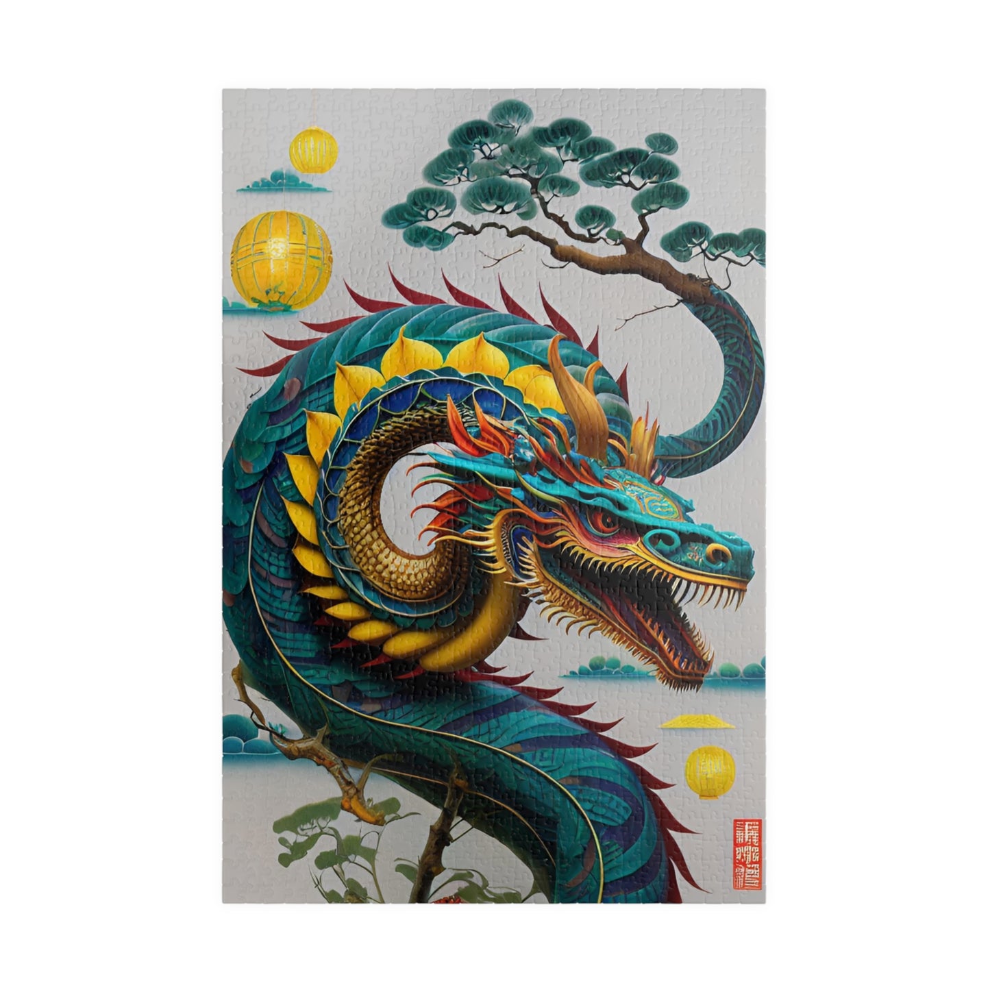 Year of the Wood Dragon 2024 Puzzle (110, 252, 520, 1014-piece)