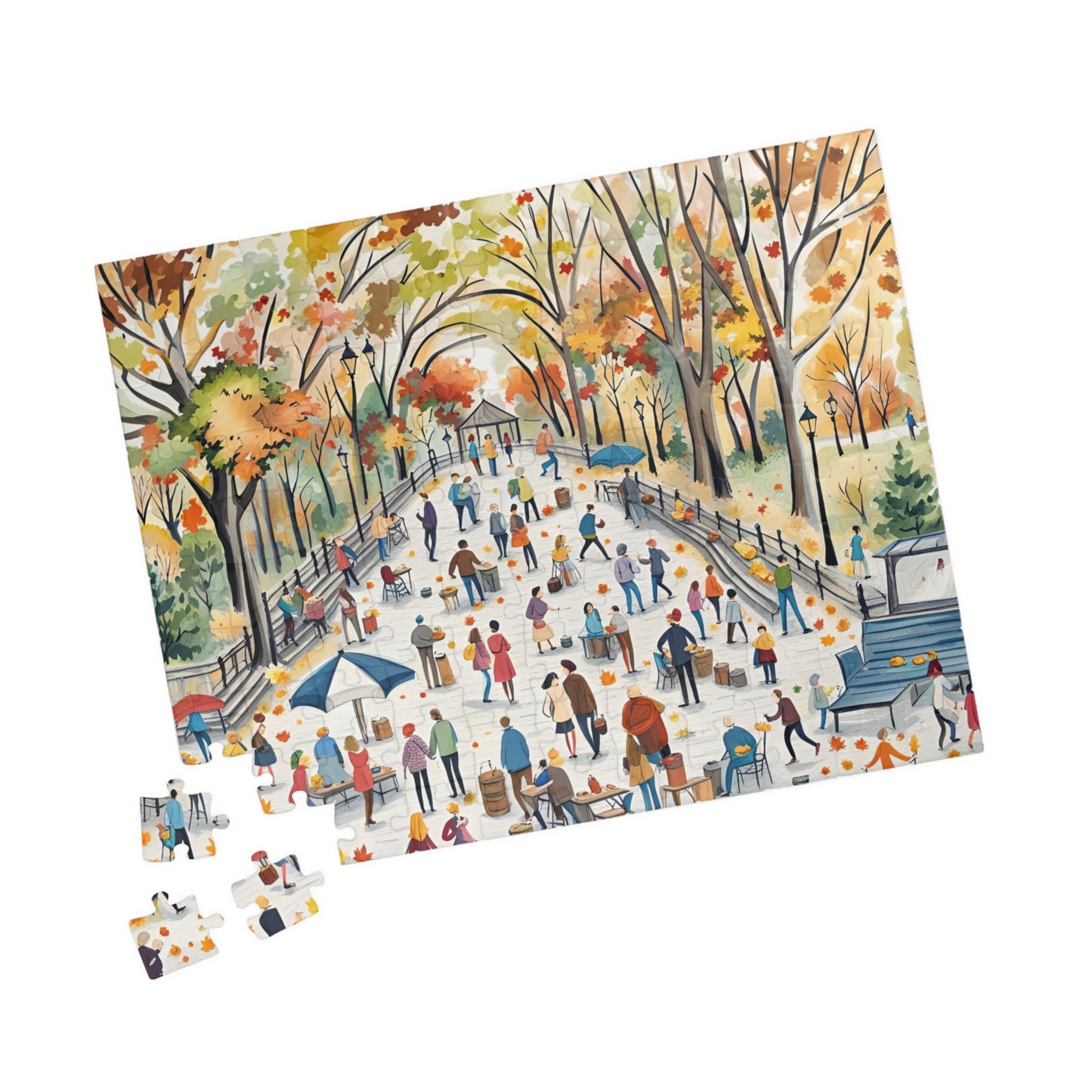 Autumn in the Park Puzzle (110, 252, 500, 1014-piece)