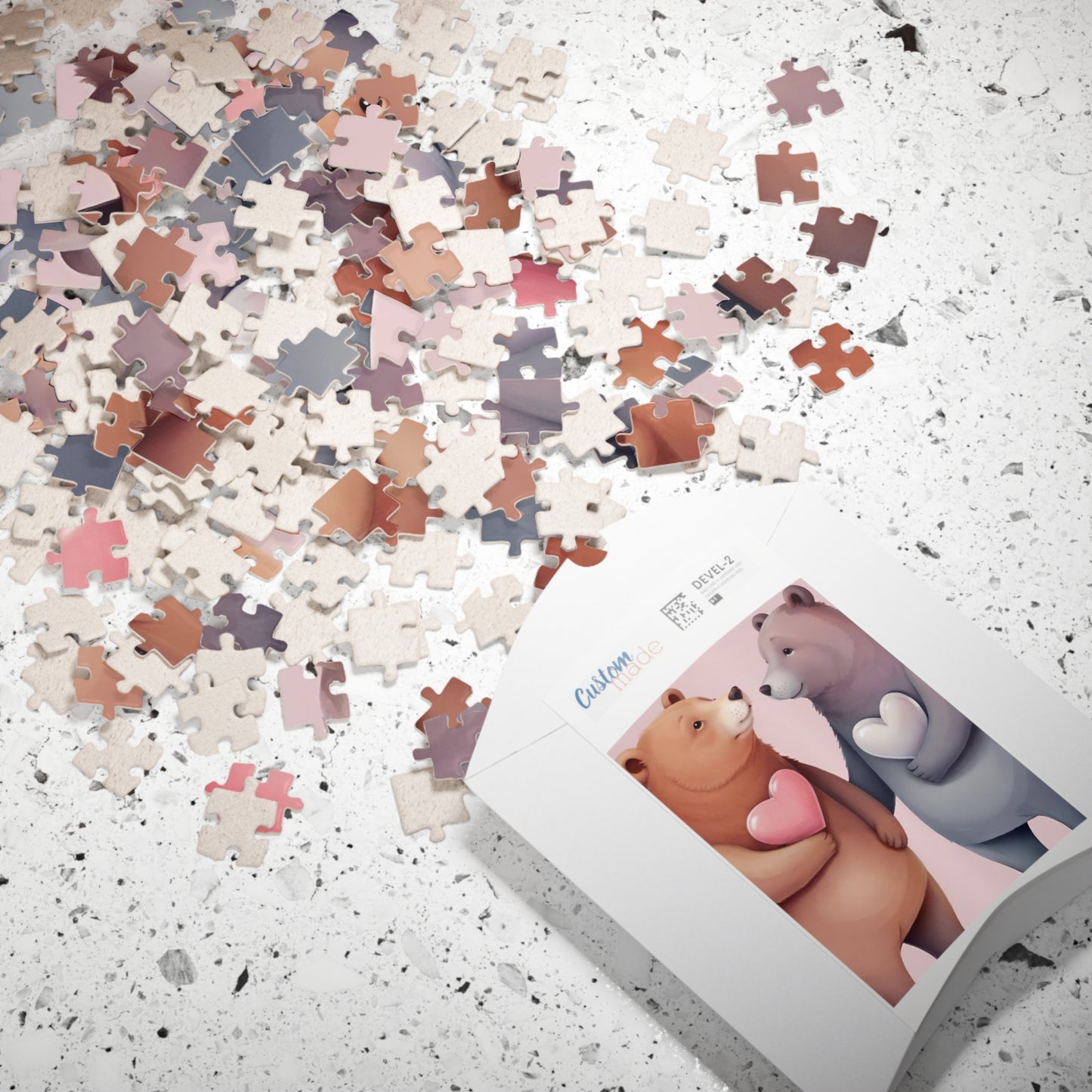 Valentine's Day Bear Puzzle (110, 252, 520, 1014-piece)