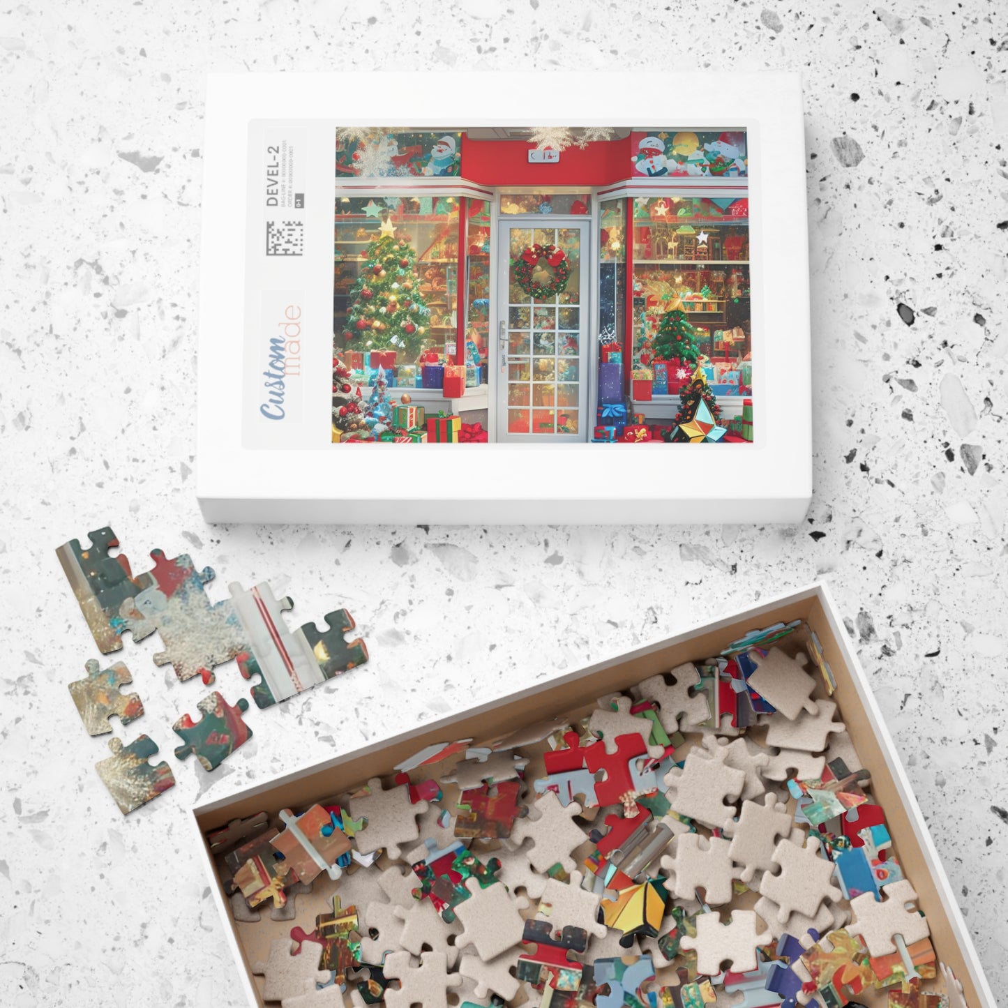 Christmas Toy Store Puzzle (110, 252, 520, 1014-piece)