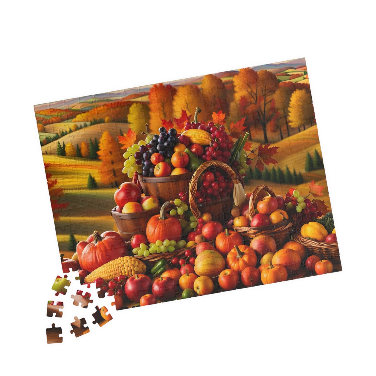 Thanksgiving Puzzle (110, 252, 500, 1014-piece)