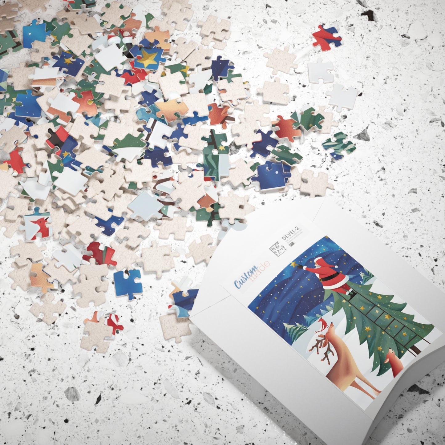 Santa Star Puzzle (110, 252, 500, 1014-piece)