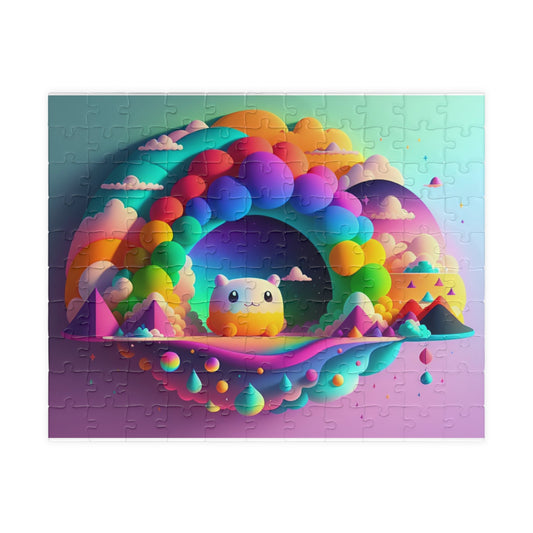 Kid’s Mallow Rainbow Puzzle, 110-Piece